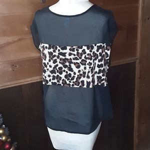 Leopard Print Sheer Bottom and Top Super Chic!